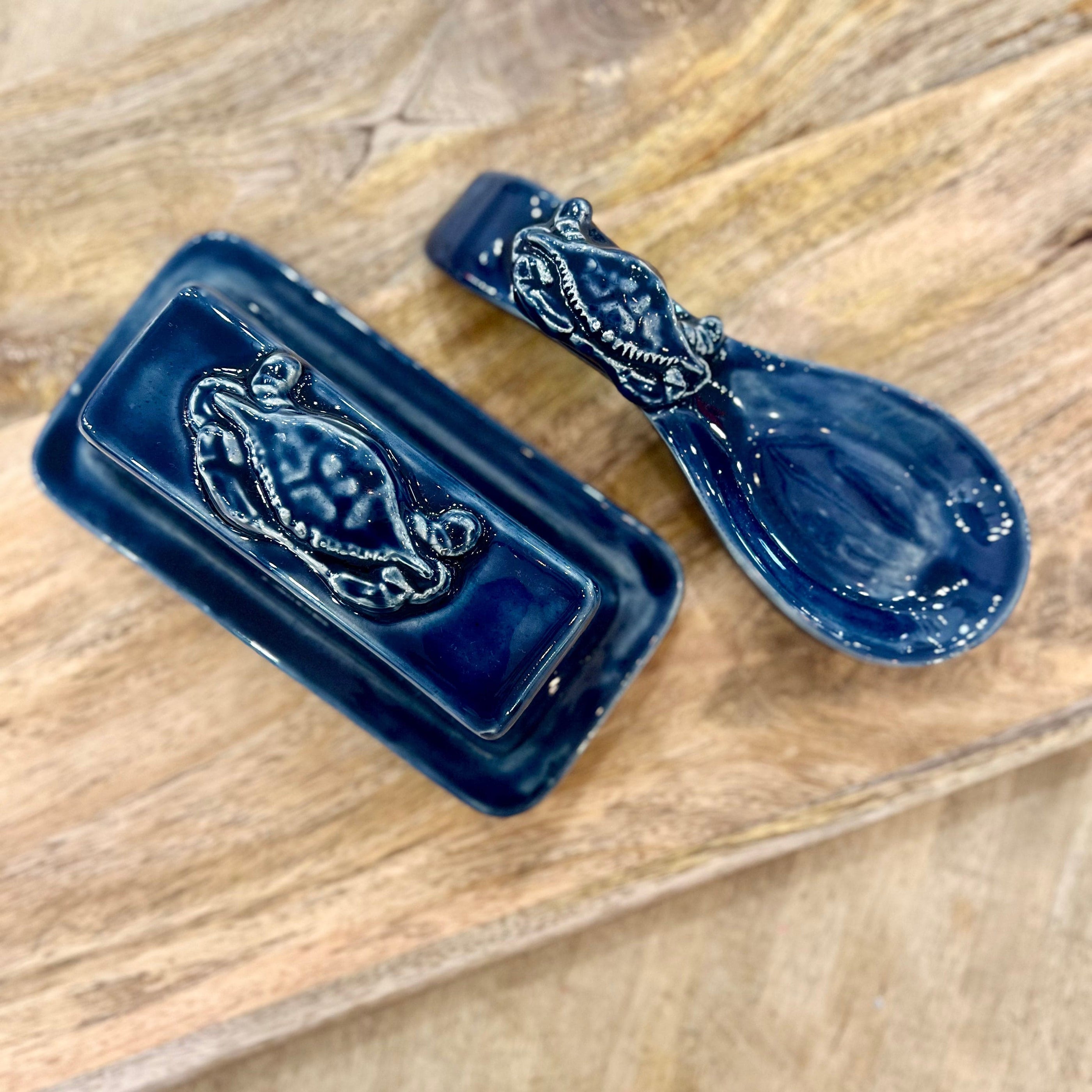 Slip Into Clay Slip Into Clay Crab Butter Dish with Lid - Little Miss Muffin Children & Home