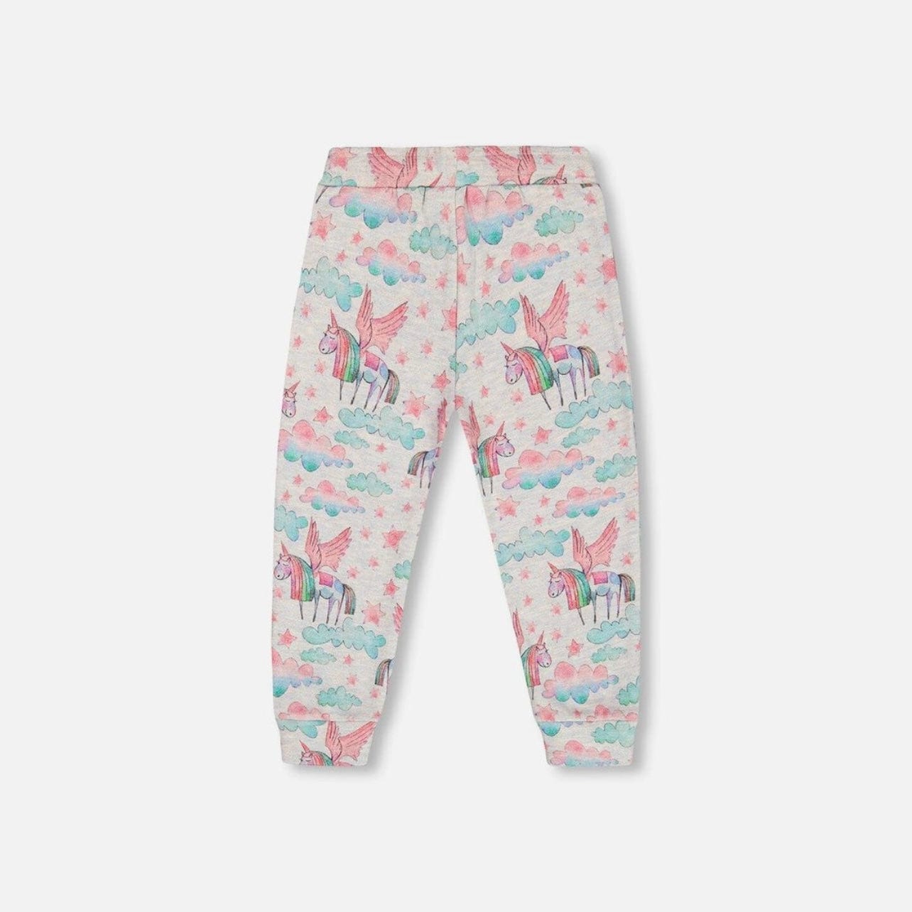 Deux Par Deux Deux Par Deux French Terry Jogger with Angels and Unicorns - Little Miss Muffin Children & Home