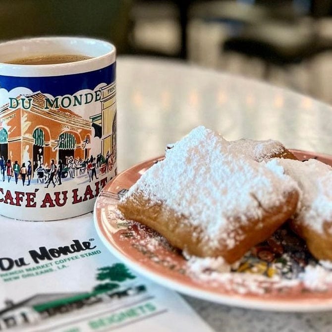 Youngberg & Co Inc Youngberg & Co Cafe du Monde Beignet Plate - Little Miss Muffin Children & Home