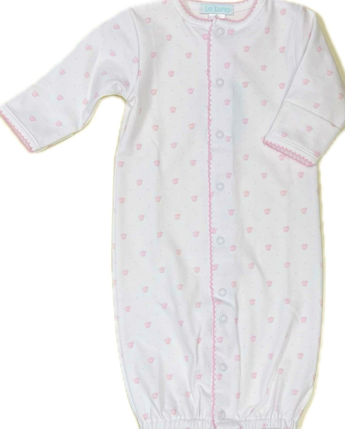 Lulu Bebe Lulu Bebe Pima Converter Pink Crown - Little Miss Muffin Children & Home