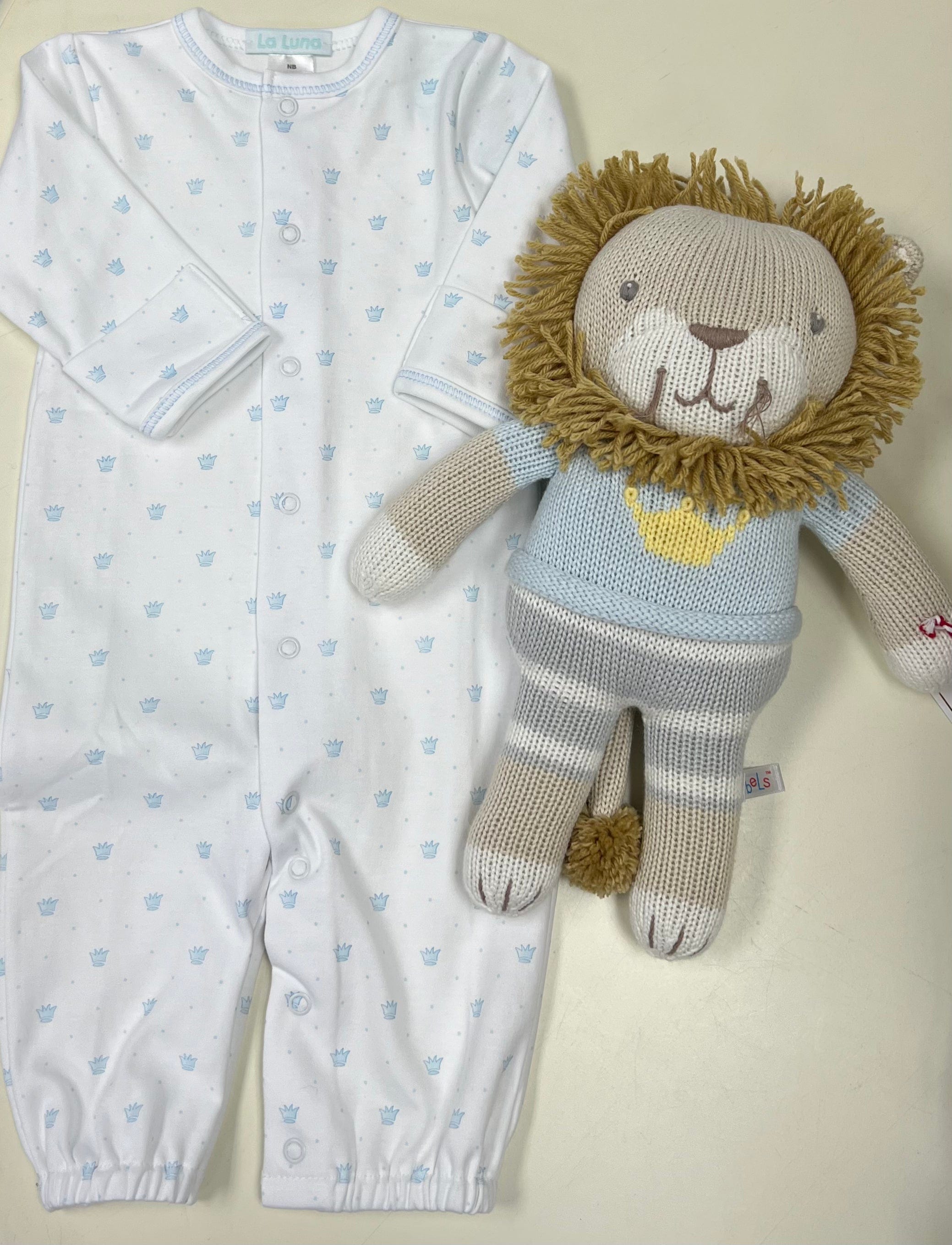 Lulu Bebe Lulu Bebe Pima Converter Blue Crown - Little Miss Muffin Children & Home