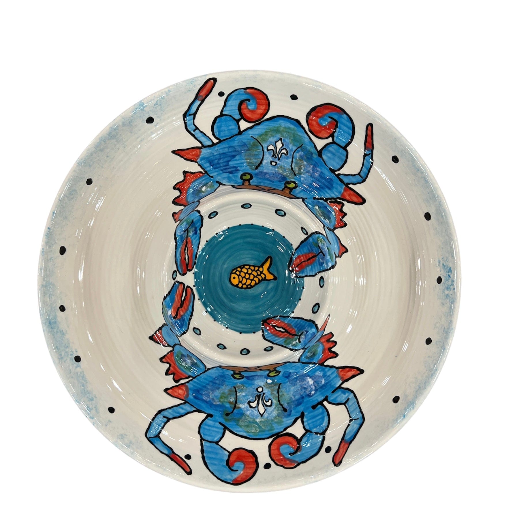 Jan Salzer Art Jan Salzer Crab Chip & Dip - Little Miss Muffin Children & Home