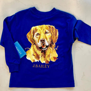 Bailey Boys Bailey Boys Golden Retiever Logo Tee - Little Miss Muffin Children & Home