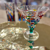 Gage Glacier Compote Martini Glass