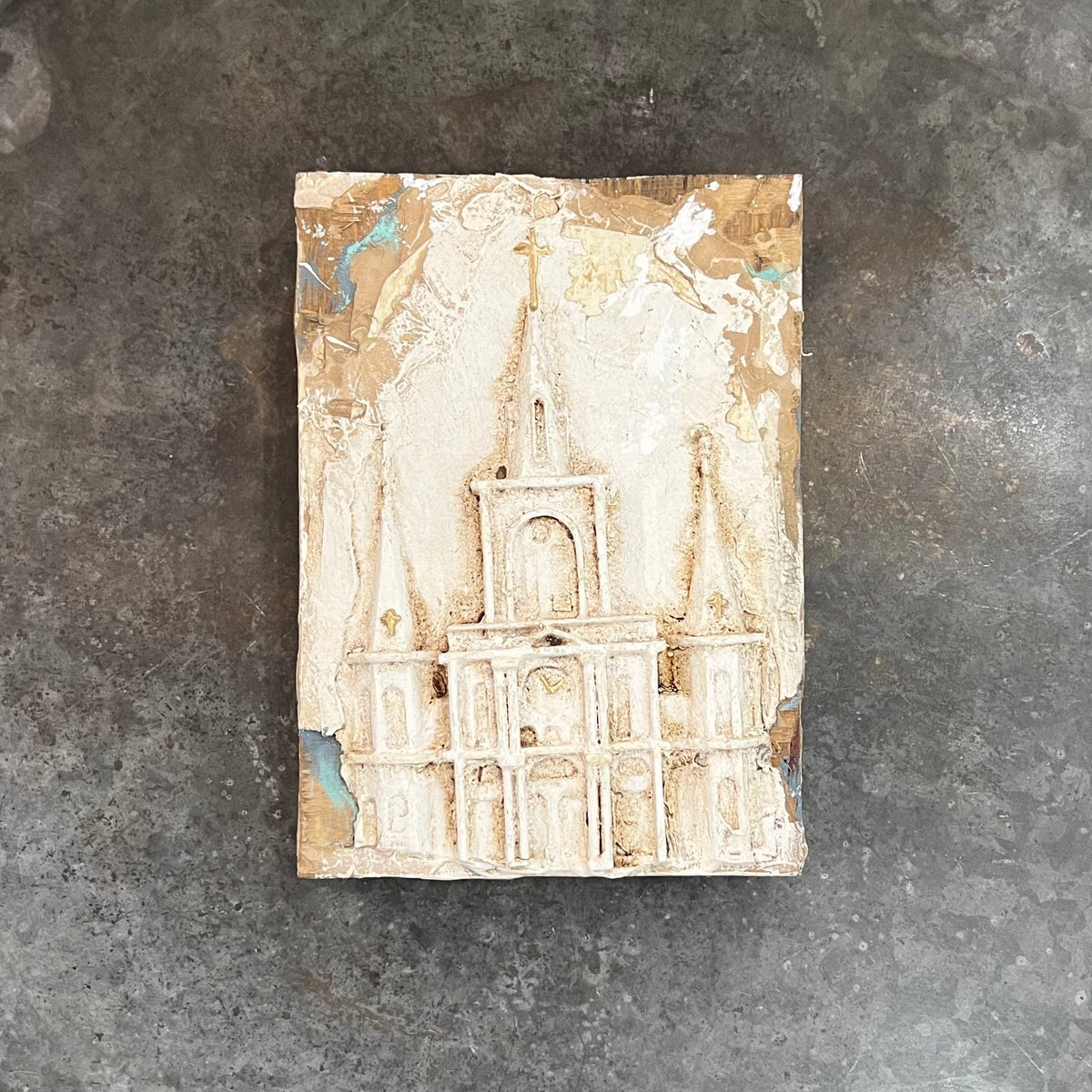 John Marc Anderson John Marc Anderson Distressed St. Louis Cathedral Upper Half - Little Miss Muffin Children & Home