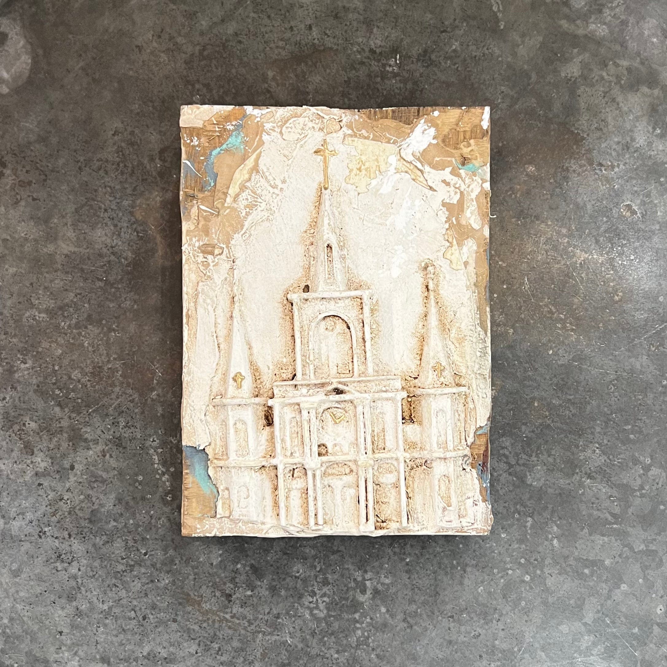 John Marc Anderson John Marc Anderson Distressed St. Louis Cathedral Upper Half - Little Miss Muffin Children & Home