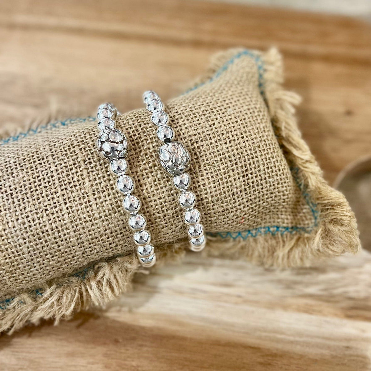 Simon Sebbag Designs Simon Sebbag Designs Silver Hematite Bracelet - Little Miss Muffin Children & Home