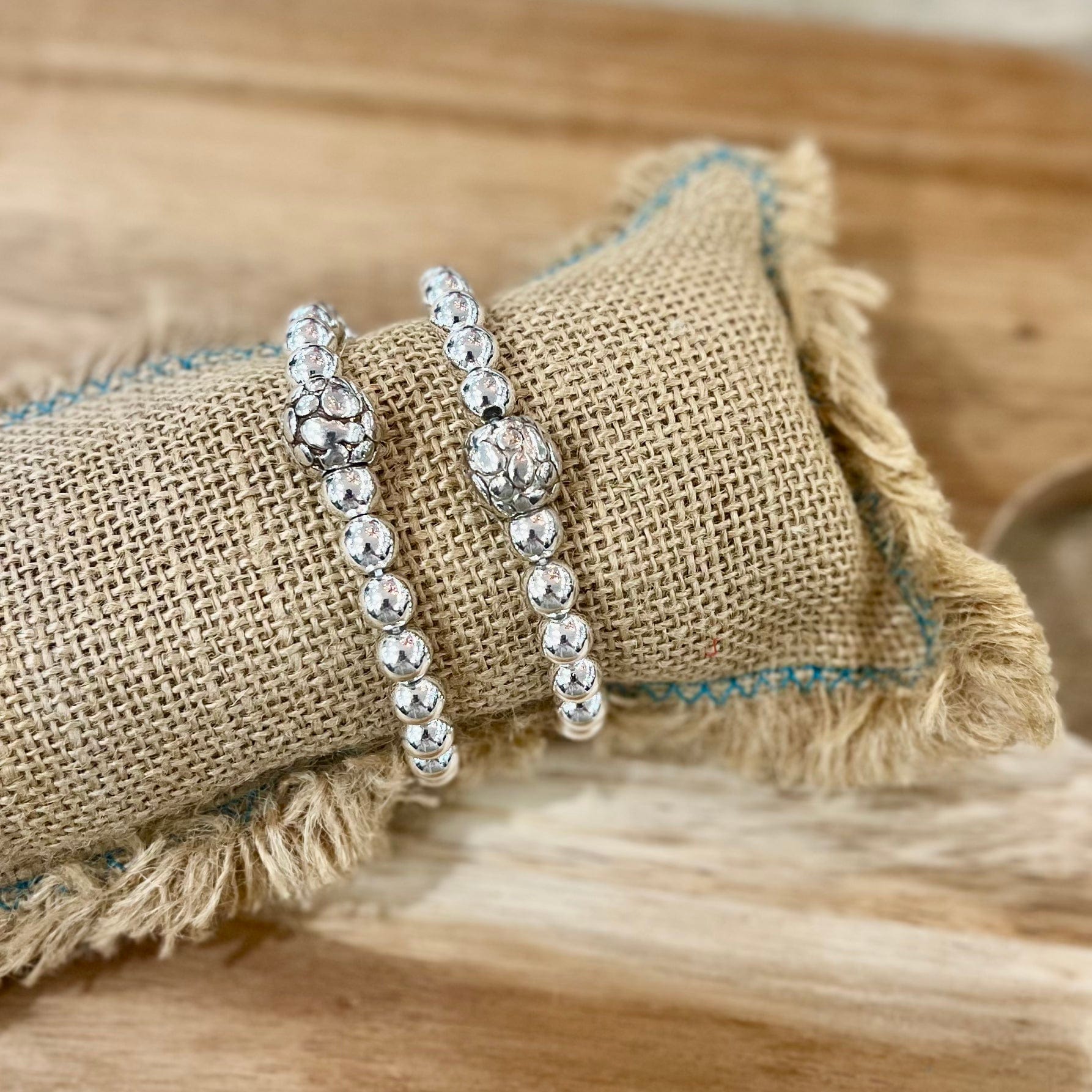 Simon Sebbag Designs Simon Sebbag Designs Silver Hematite Bracelet - Little Miss Muffin Children & Home