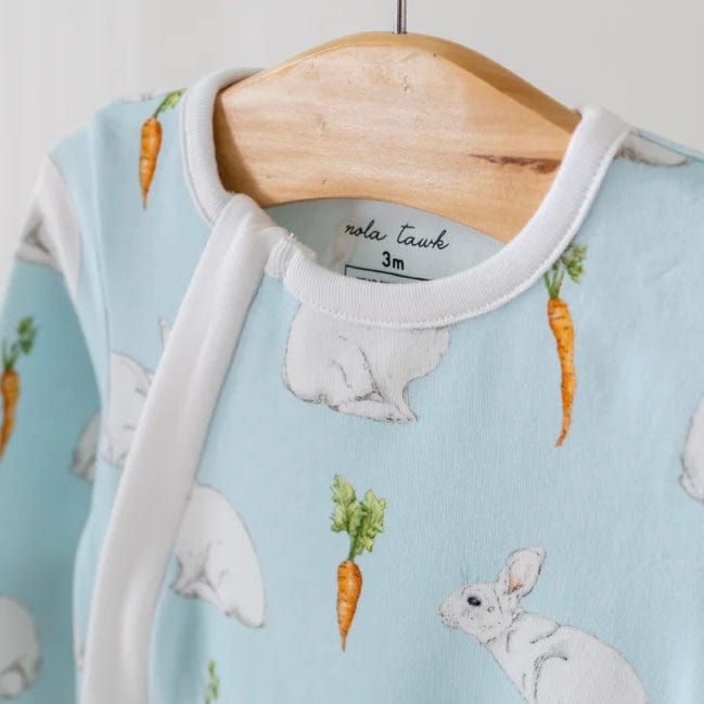 Nola Tawk Nola Tawk Bunny Hop Organic Cotton Pajama Set - Little Miss Muffin Children & Home