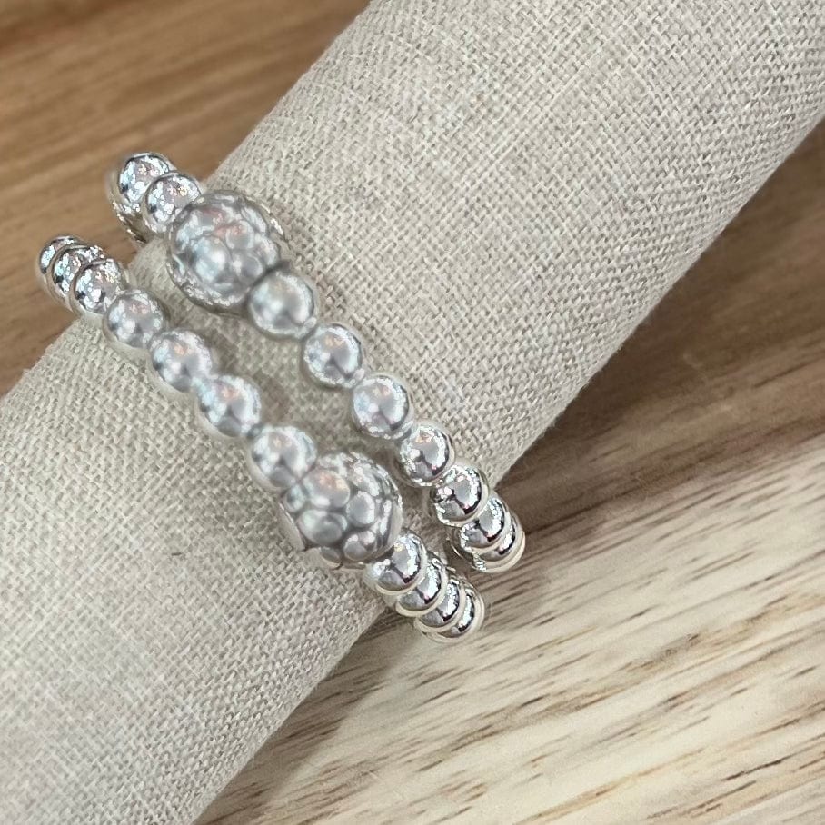 Simon Sebbag Designs Simon Sebbag Designs Silver Hematite Bracelet - Little Miss Muffin Children & Home