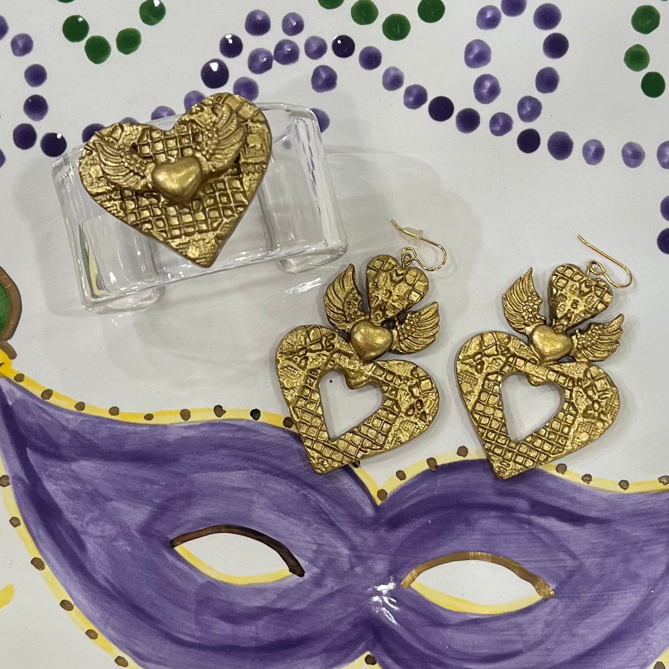 Carol Cassisa Carol Cassisa Coeur de Paris Lucite Cuff - Little Miss Muffin Children & Home