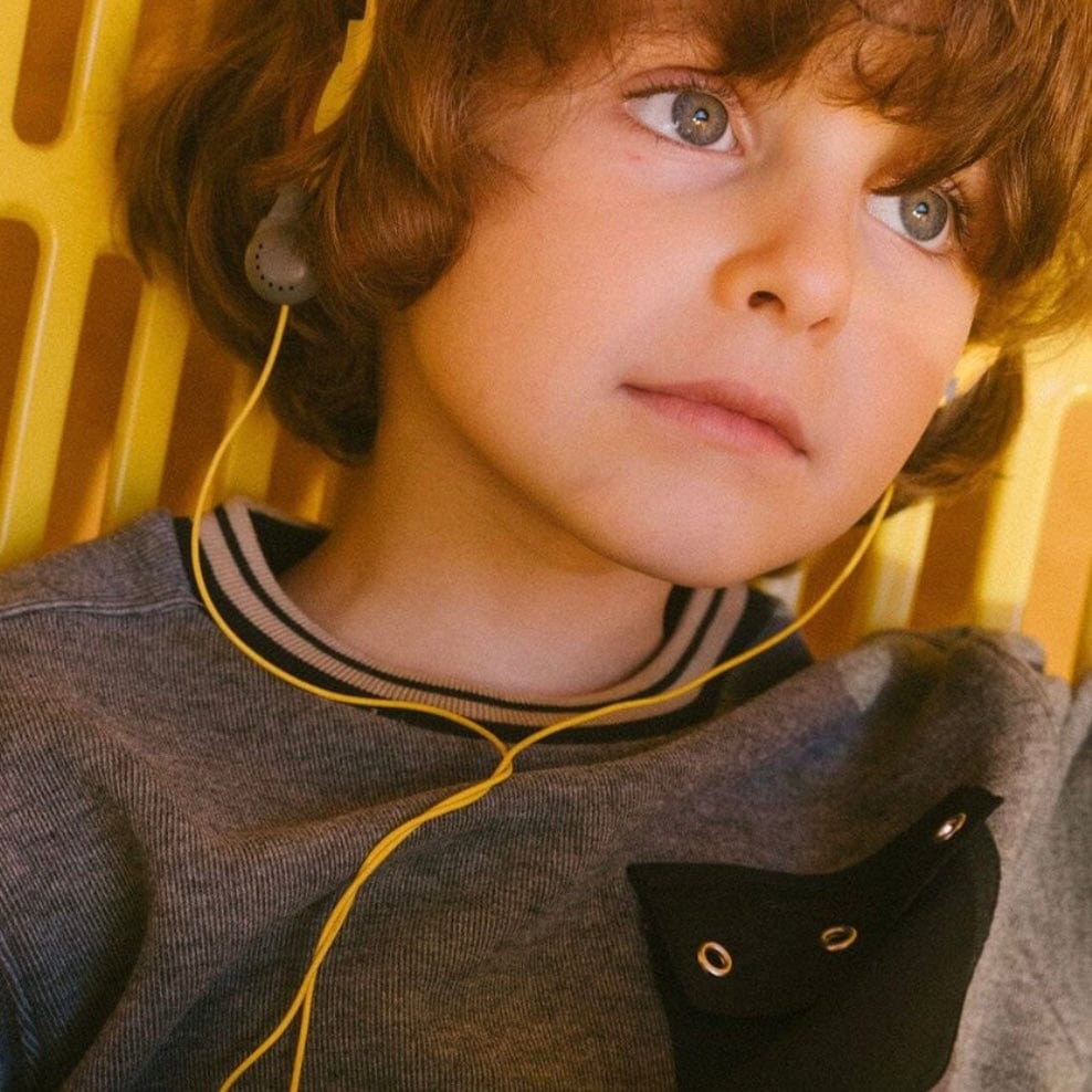 Deux Par Deux Deux Par Black & Gold Rib Sweatshirt - Little Miss Muffin Children & Home