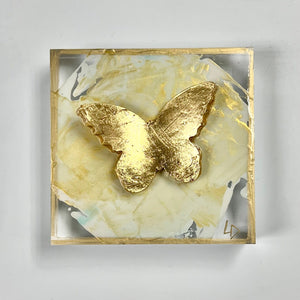 Lisa Devlin Designs Lisa Devlin Designs Acrylic Block 4x4 Butterfly - Little Miss Muffin Children & Home