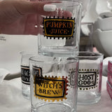 Creative Co-op Creative Co-op High Ball Glass with Halloween Saying, Available in 4 Styles - Little Miss Muffin Children & Home