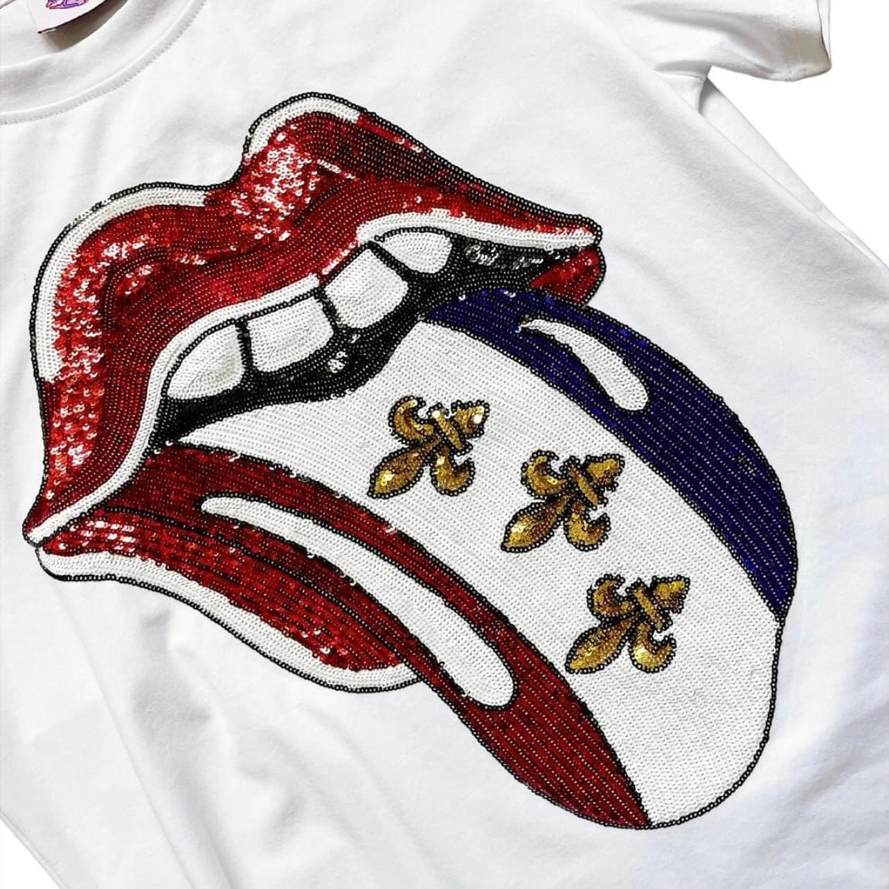 Sparkle City Sparkle City Rolling Stones Schnell Studio x Sparkle City Collaboration Tee - Little Miss Muffin Children & Home