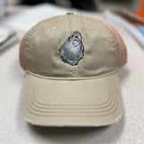 Whereable Art Baseball Cap with Embroidered Oyster