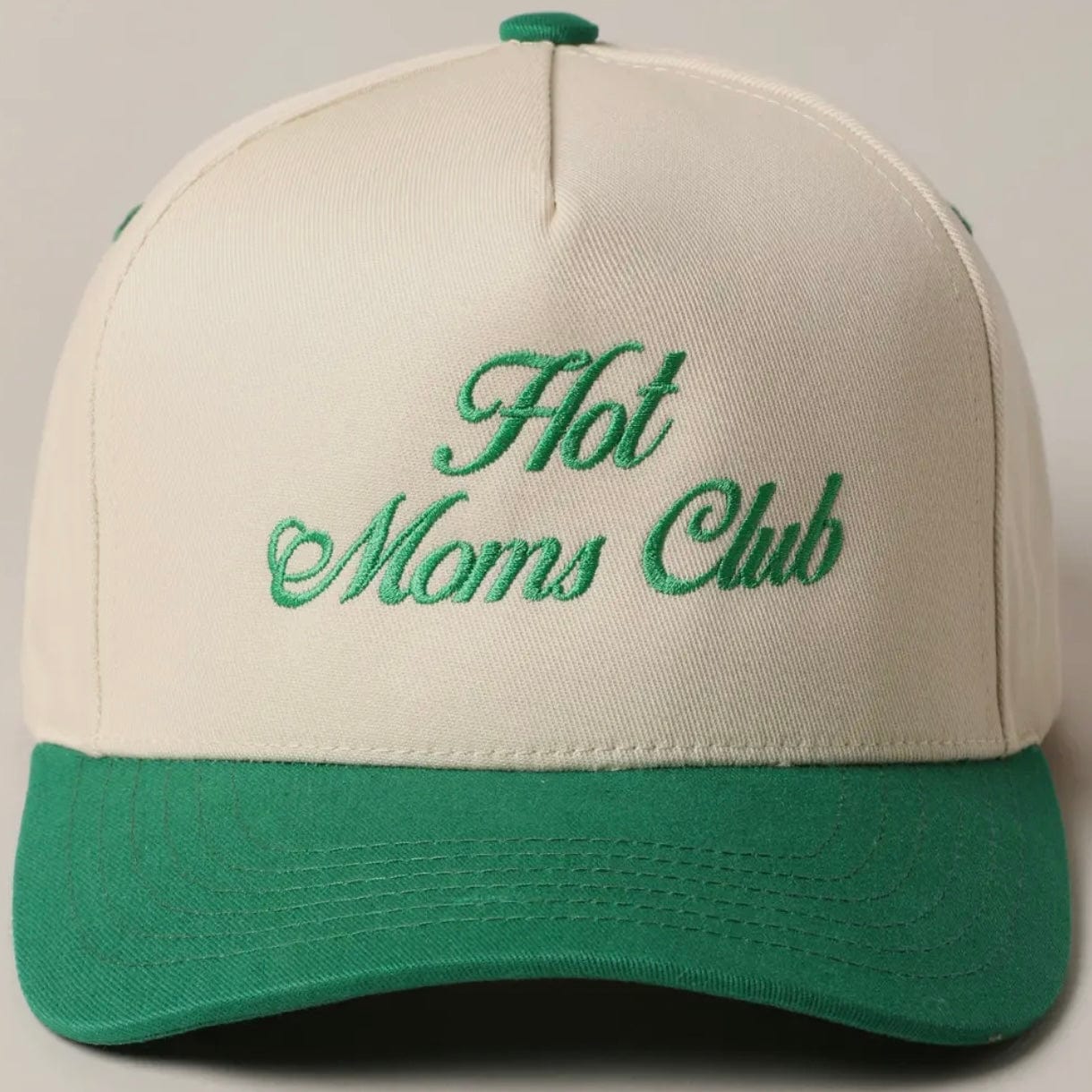 Fashion City Fashion City Hot Moms Club Trucker Baseball Cap, Green - Little Miss Muffin Children & Home