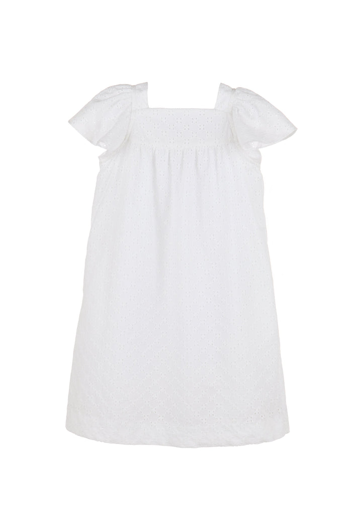 Casero & Associates Sweet April Smock Dress, Blue