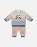 Deux Par Deux Baby Top & Pants Knit Set, Oatmeal