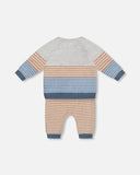 Deux Par Deux Baby Top & Pants Knit Set, Oatmeal