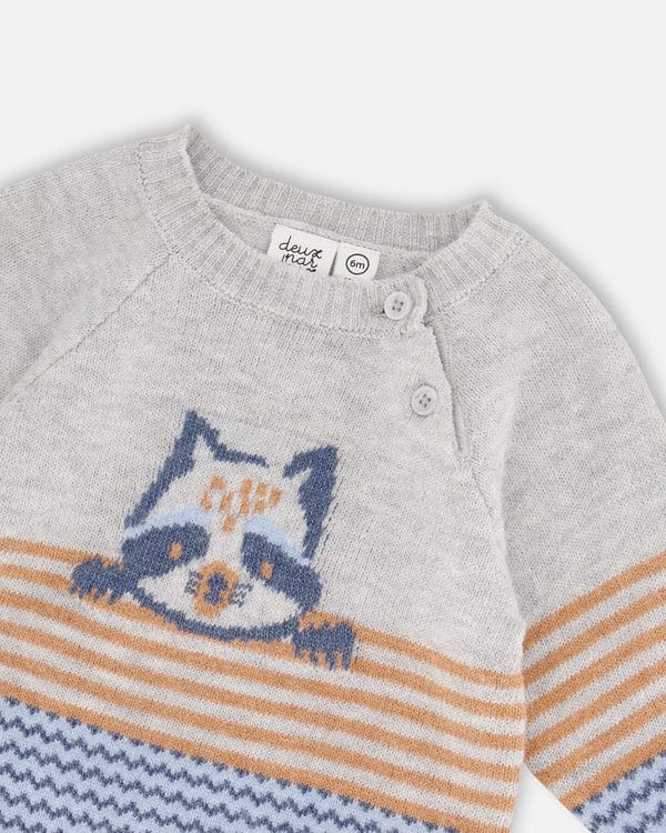 Deux Par Deux Deux Par Deux Baby Top & Pants Knit Set, Oatmeal - Little Miss Muffin Children & Home