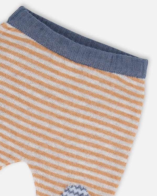 Deux Par Deux Deux Par Deux Baby Top & Pants Knit Set, Oatmeal - Little Miss Muffin Children & Home
