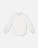 Deux Par Deux White Long Sleeve Shirt