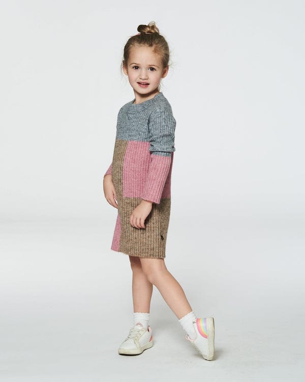 Deux Par Deux Deux Par Deux Color Block Sweater Dress - Little Miss Muffin Children & Home