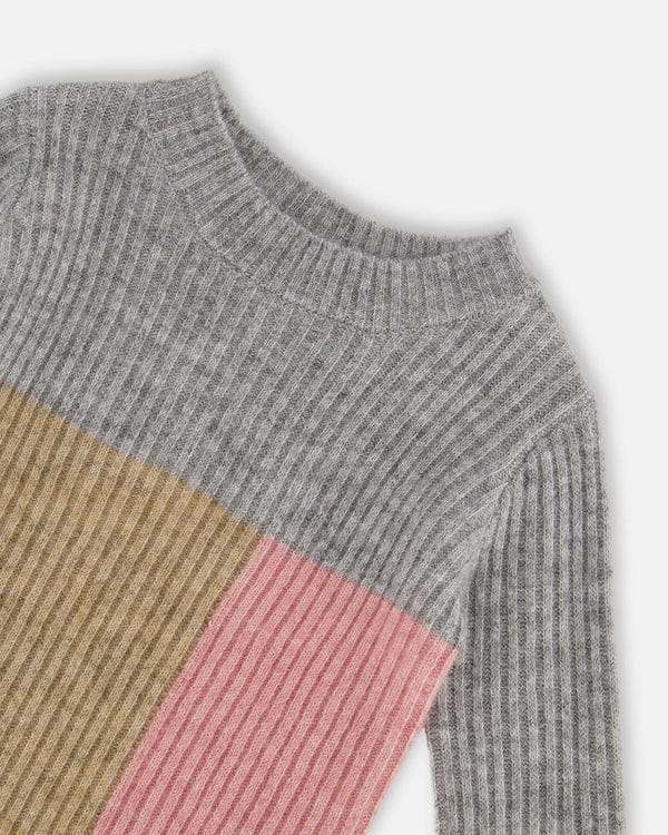 Deux Par Deux Deux Par Deux Color Block Sweater Dress - Little Miss Muffin Children & Home