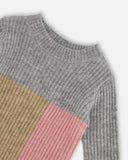 Deux Par Deux Color Block Sweater Dress