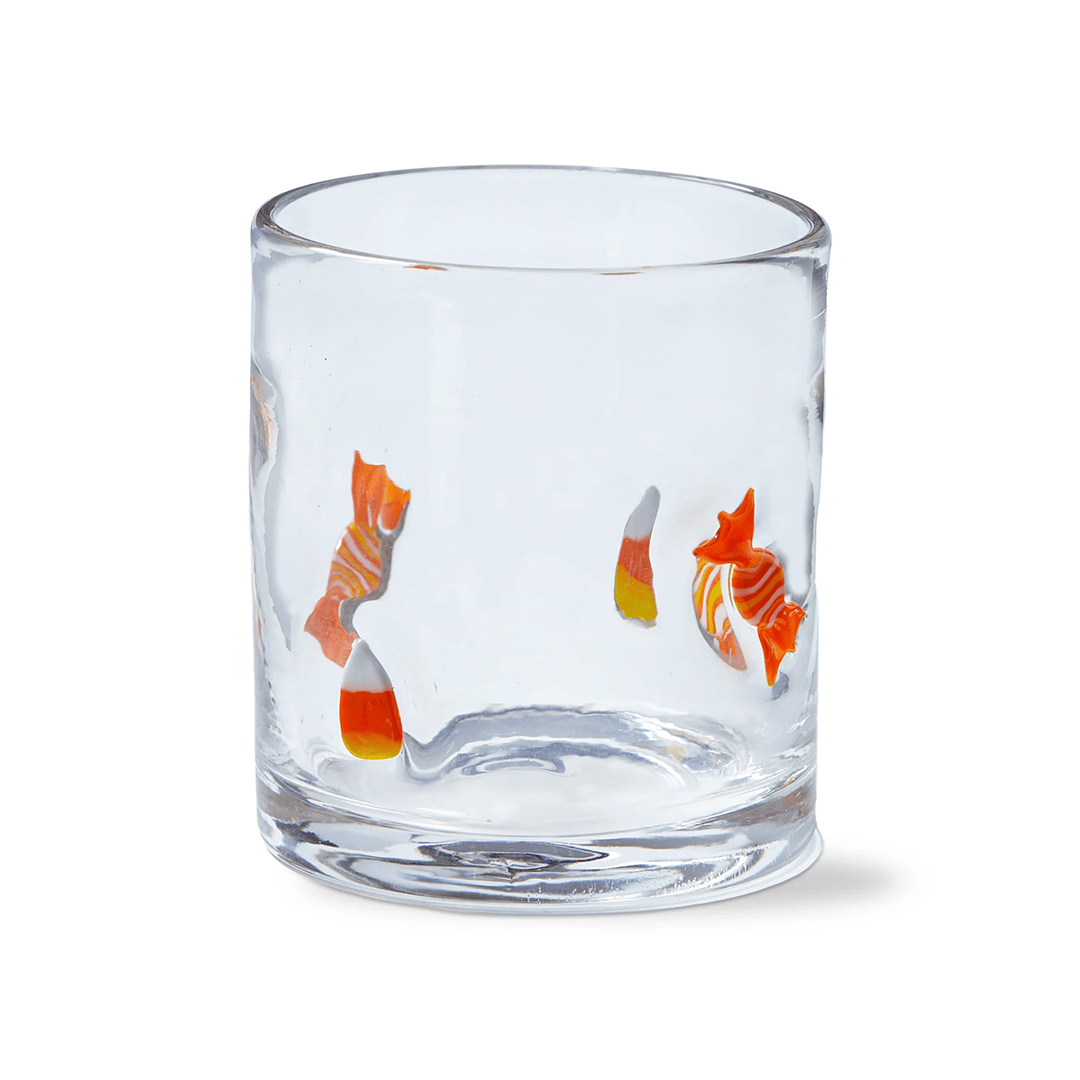 Halloween Candy Double Old Fashion Glass