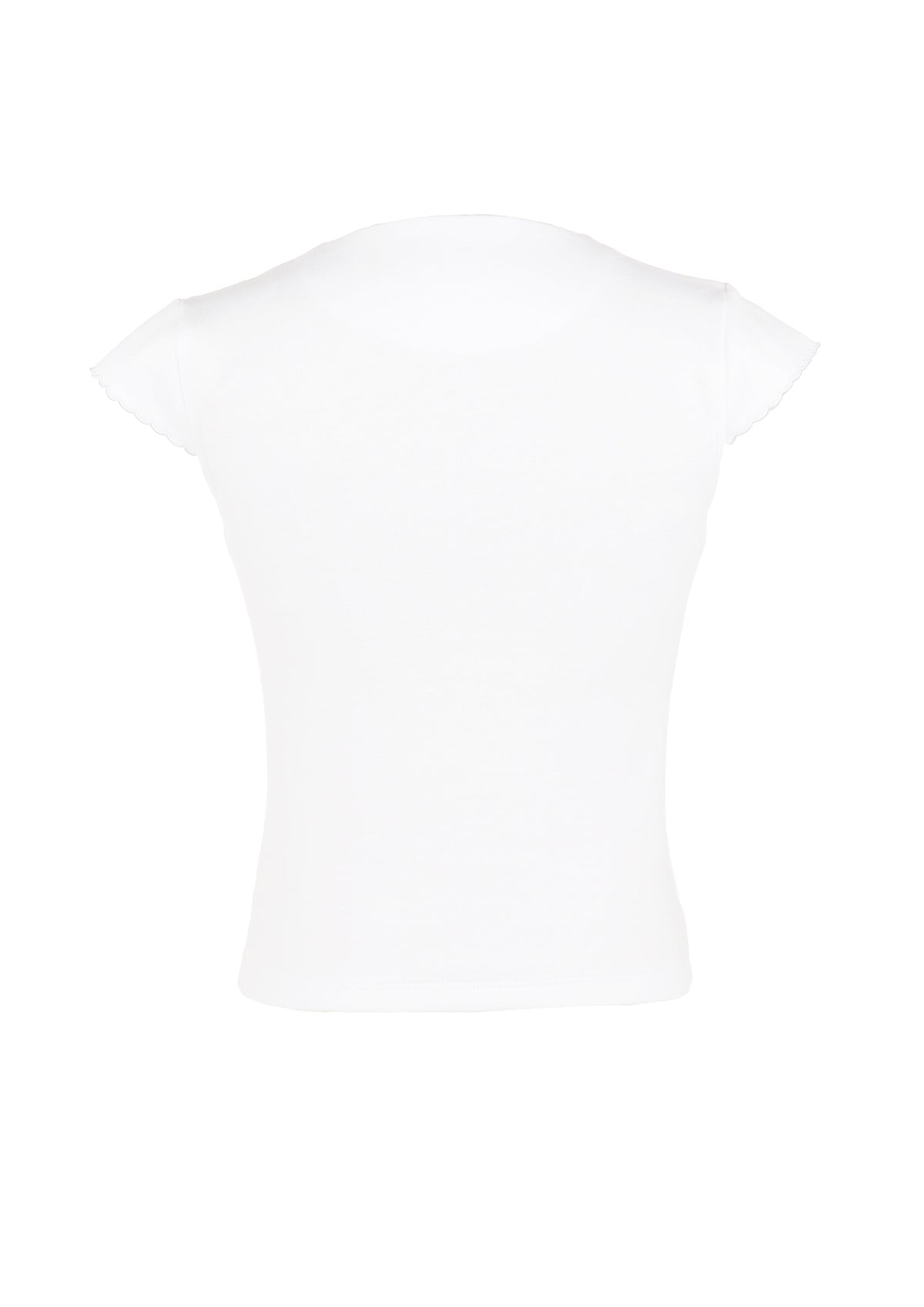 Casero & Associates White The Harper Top - Little Miss Muffin Children & Home