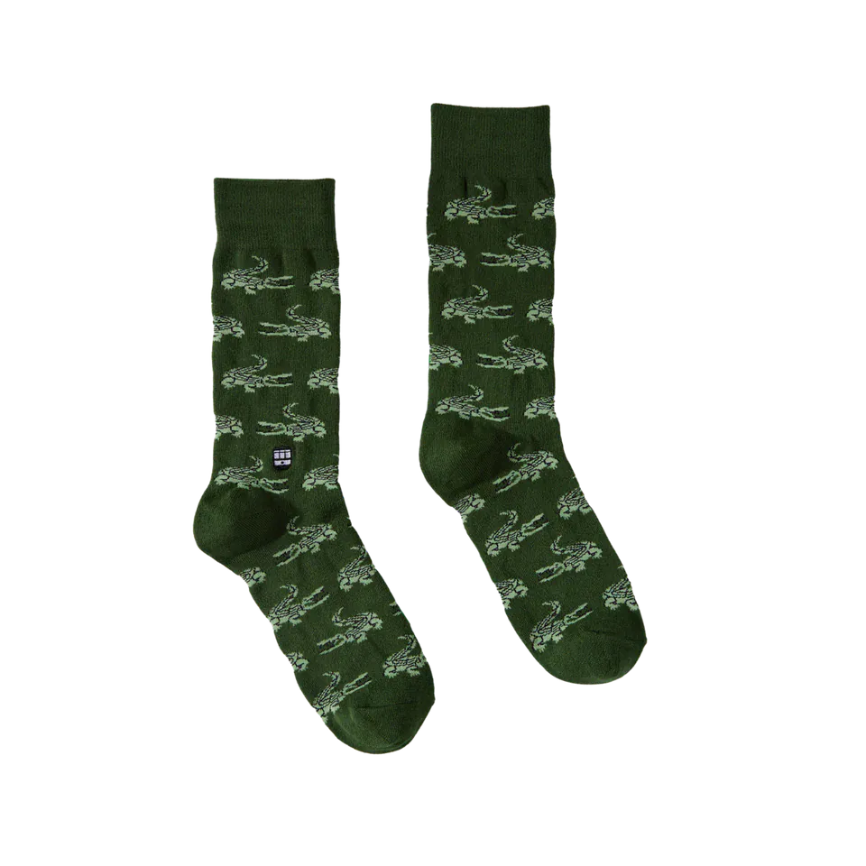 Green Gator Socks
