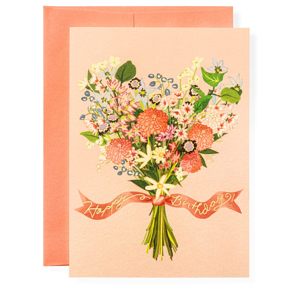Karen Adams Designs Karen Adams Designs Birthday Bouquet Greeting Card - Little Miss Muffin Children & Home