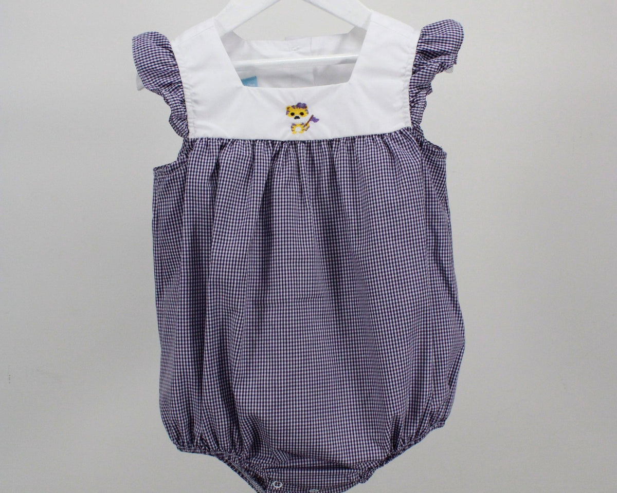 Charming Little One LA Purple and Gold Football Emma Bubble - Little Miss Muffin Children & Home