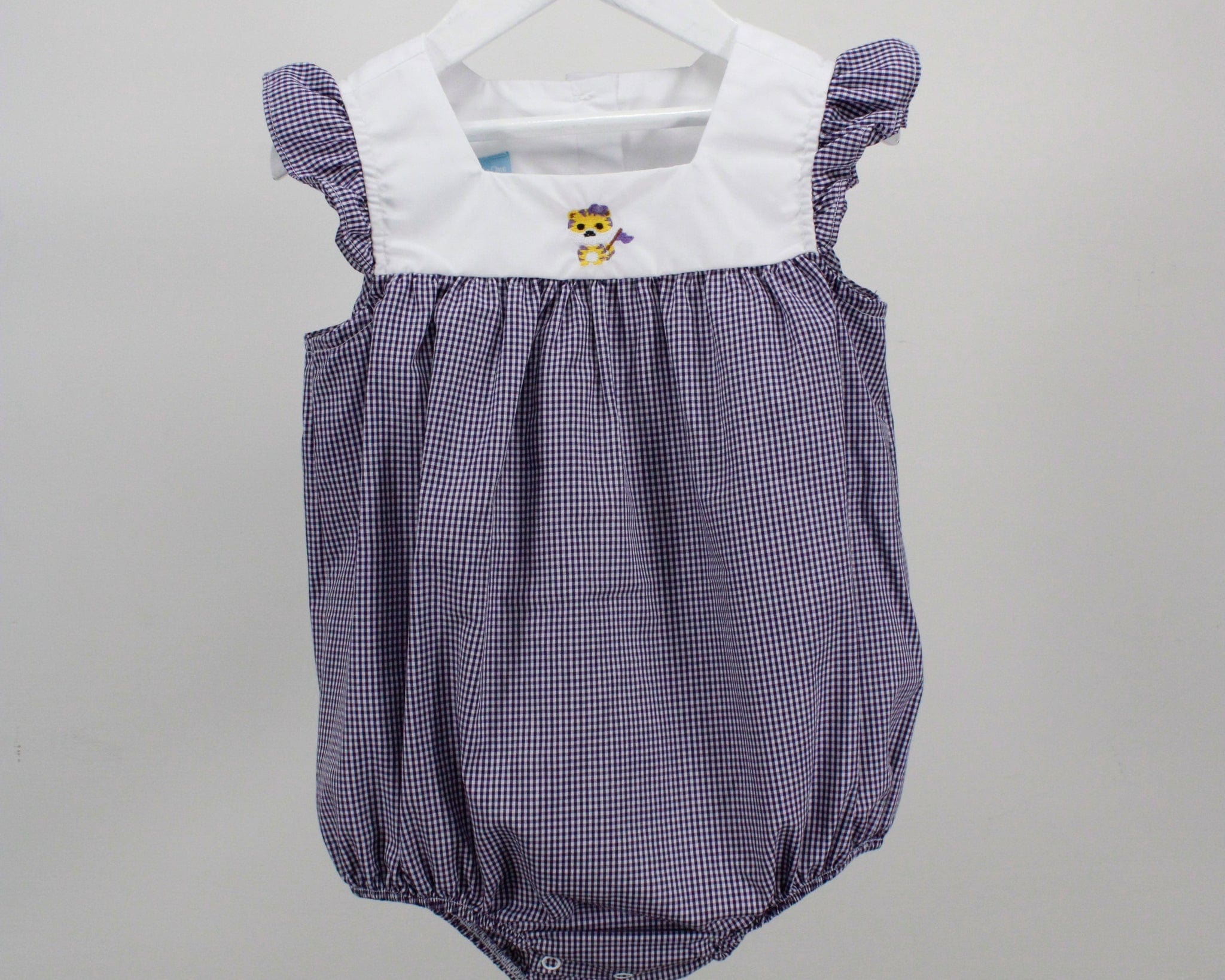 Charming Little One LA Purple and Gold Football Emma Bubble - Little Miss Muffin Children & Home