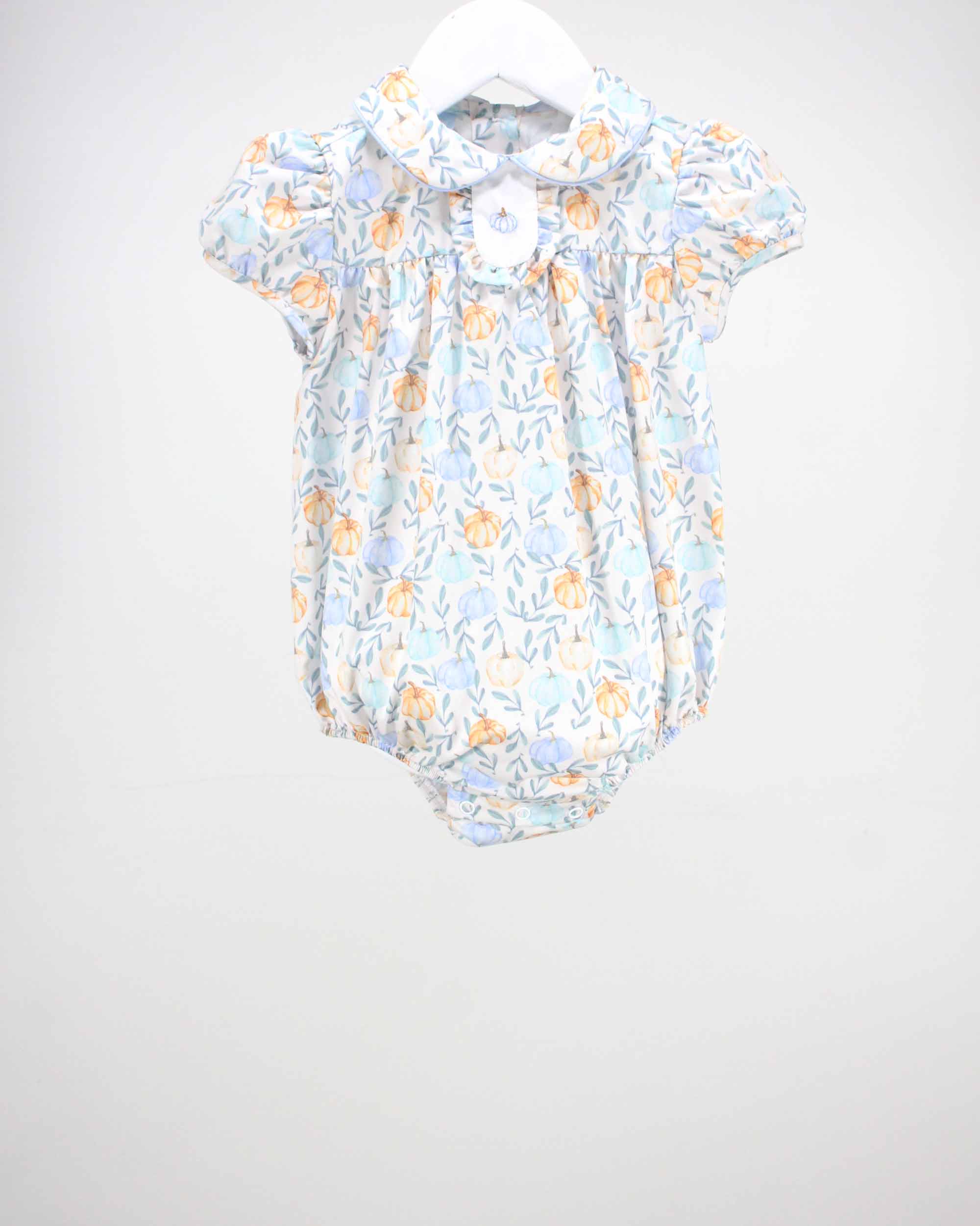 blue and orange pumpkin girls bubble