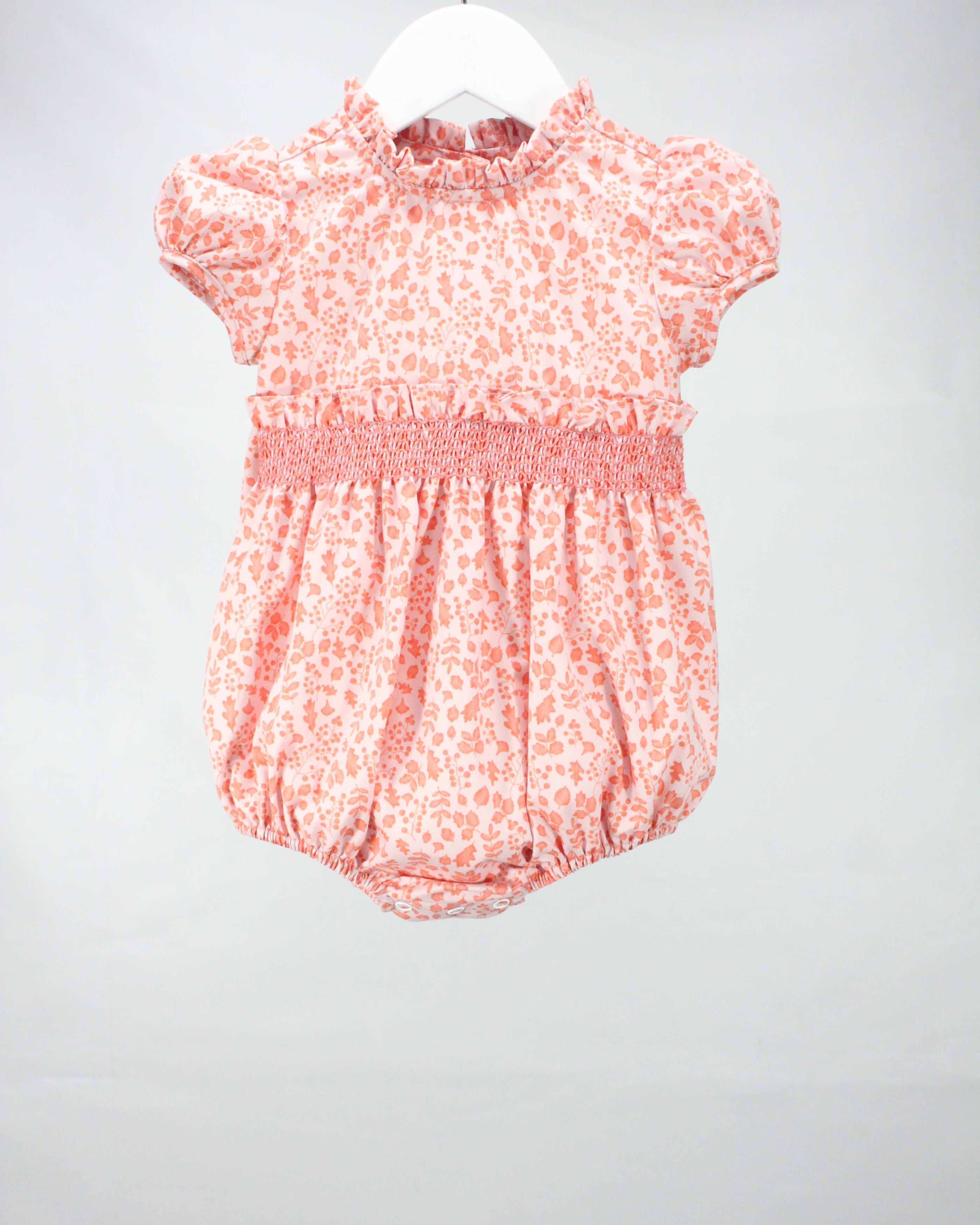 pink and orange floral fall bubble