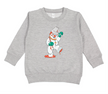 Whereable Art Whereable Art Mr Jingle Snoball Toddler Sweatshirt in Heather Grey - Little Miss Muffin Children & Home