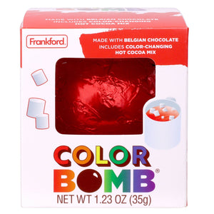 Frankford Hot Chocolate Color Bomb - 1.23oz, Red or Green, Sold Individually