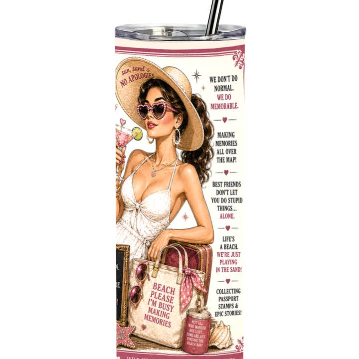 Girl's Trip 20oz Straight Tumbler