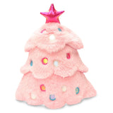 iScream Glitter Pink Christmas Tree Plush