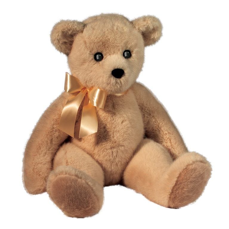 Graham Large Golden Bear with Ribbon