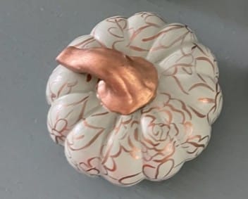 Green Gold Mini Pumpkin