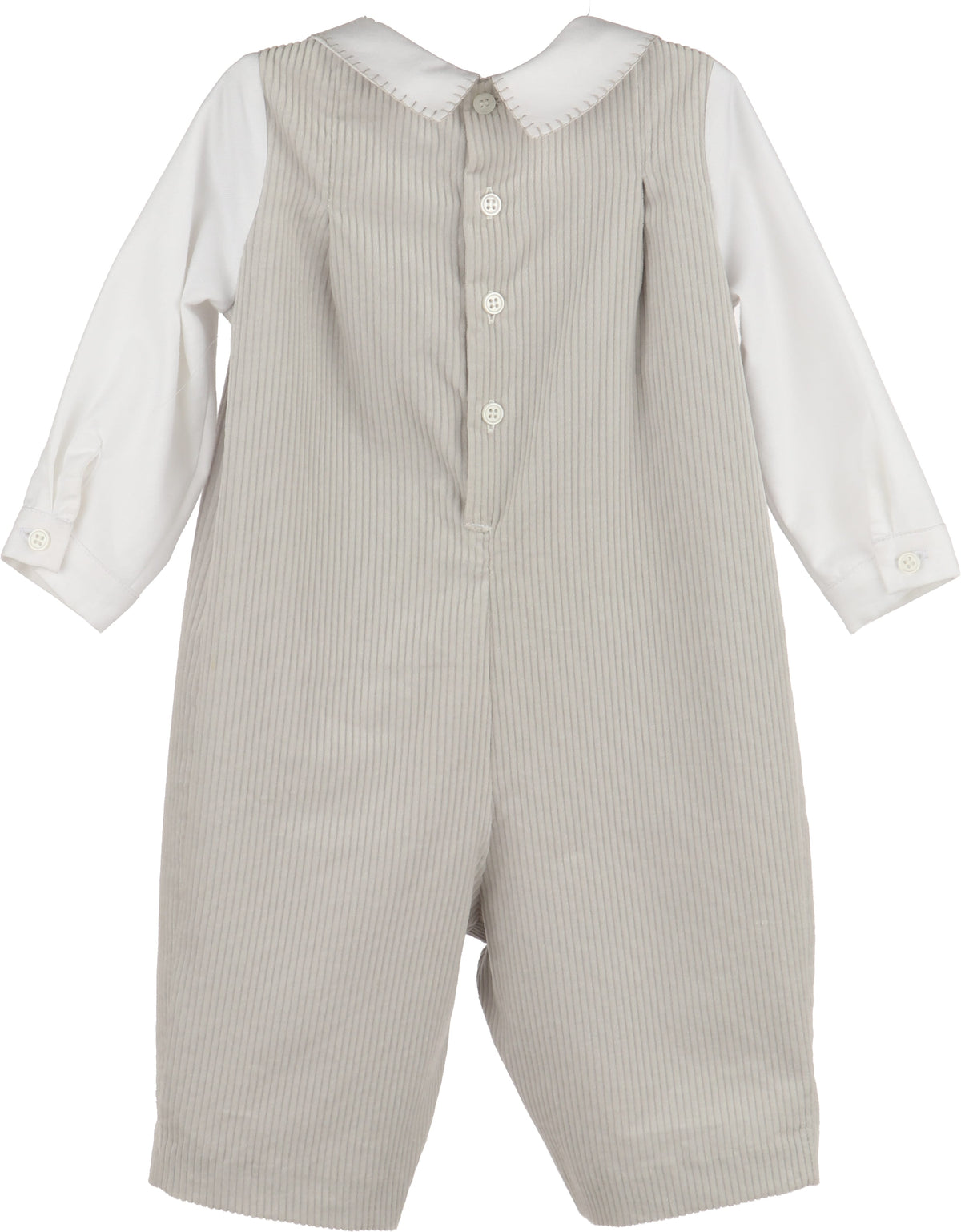 Grey Cord Boy Overall