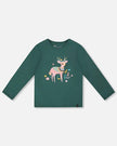 Organic Cotton Long Sleeve T-shirt in Jasper