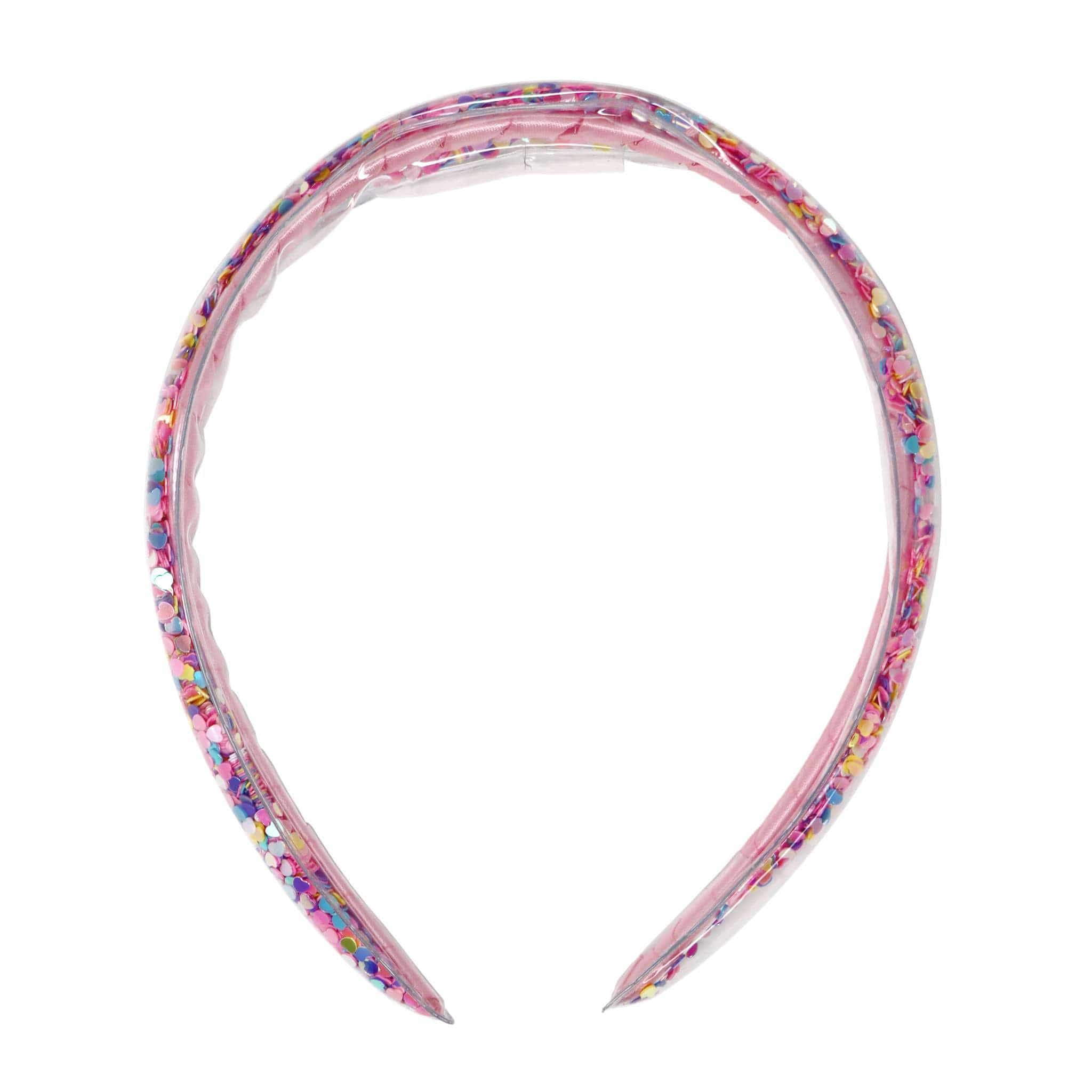 Pink Poppy Pink Poppy Rainbow Hearts Glitter Headband - Little Miss Muffin Children & Home