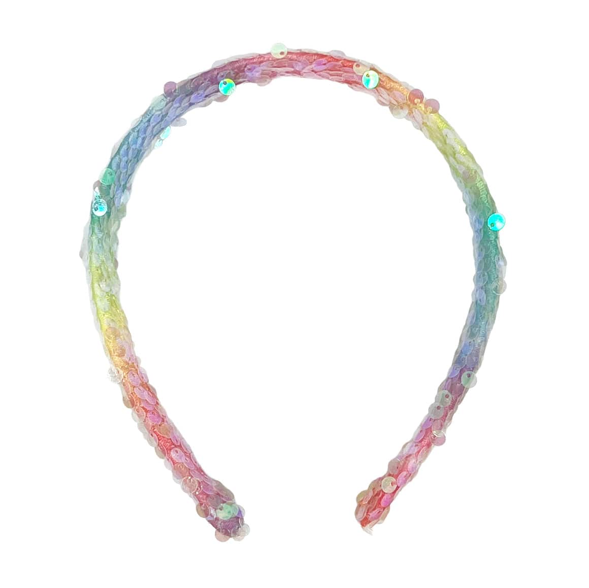 Pink Poppy Pink Poppy Unicorn Rainbow Sequin Headband - Little Miss Muffin Children & Home