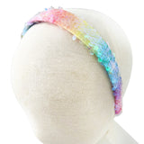 Pink Poppy Pink Poppy Unicorn Rainbow Sequin Headband - Little Miss Muffin Children & Home