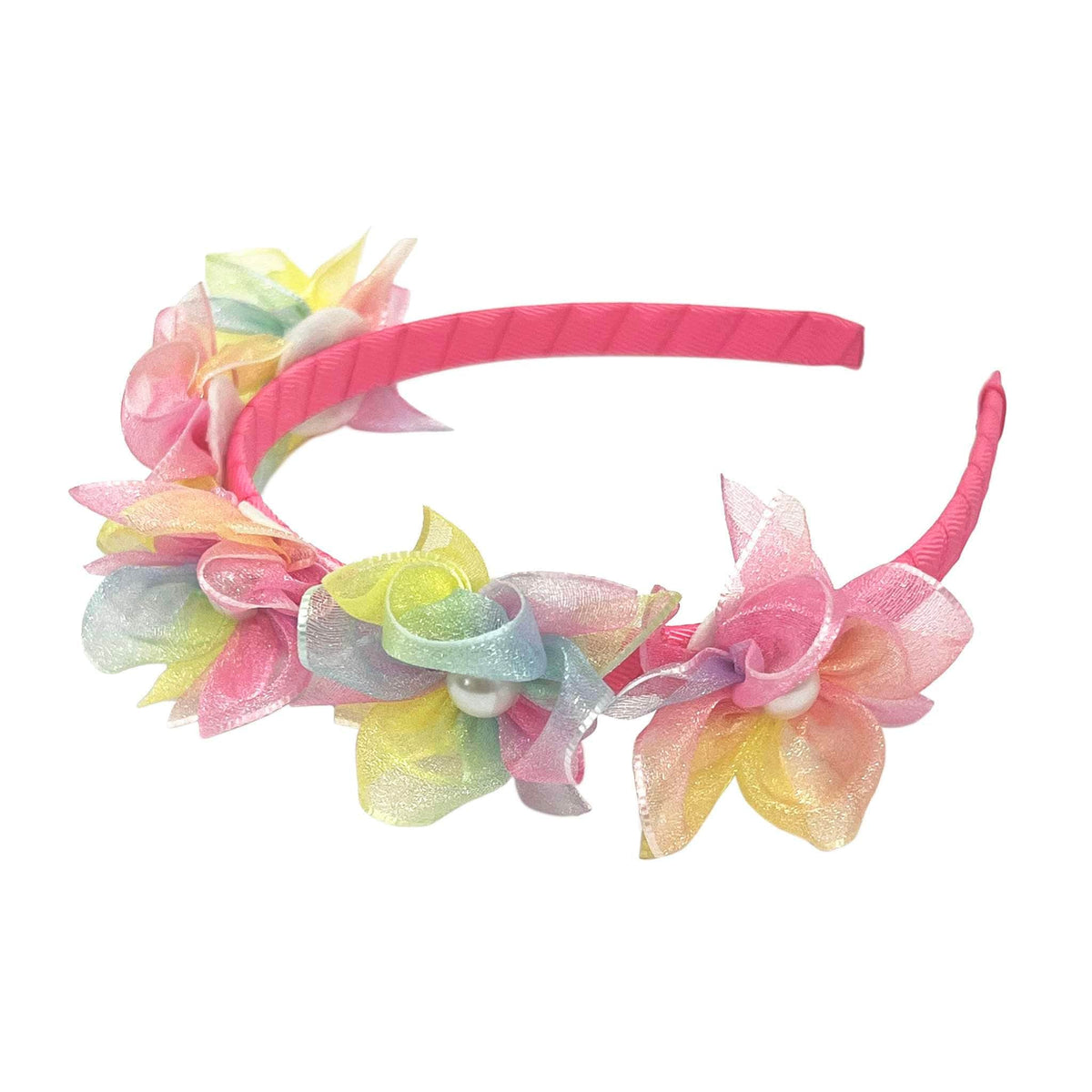 Pink Poppy Unicorn Flower Headband - Little Miss Muffin Children & Home